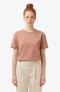 Женская коричневая футболка Коралловый 34 Lacoste TF0614LFA