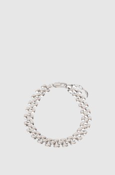 серебристый браслет Timepiece с родиевым покрытием