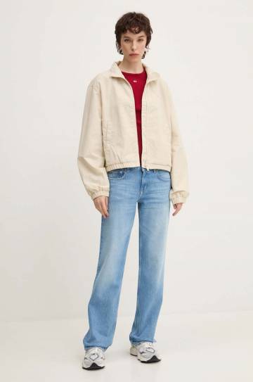 Футболка Tommy Jeans женская цвет бордовый DW0DW17383 Футболка Tommy Jeans женская цвет бордовый DW0DW17383