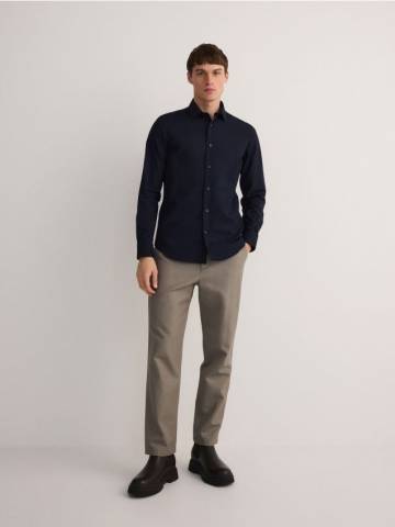 Reserved - MEN`S SHIRT - темно-синій - 211BK-59X Reserved - MEN`S SHIRT - темно-синій - 211BK-59X