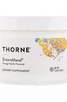Энтеросорбент Thorne Research EnteroMend со вкусом апельсина и ванили, в порошке, 168 г