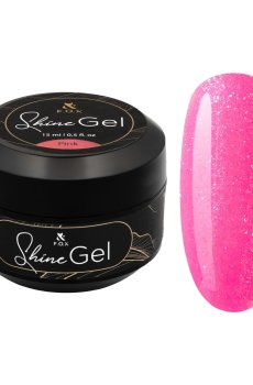 Гель для укрепления натуральных ногтей F.O.X Shine Gel, Pink, 15 мл
