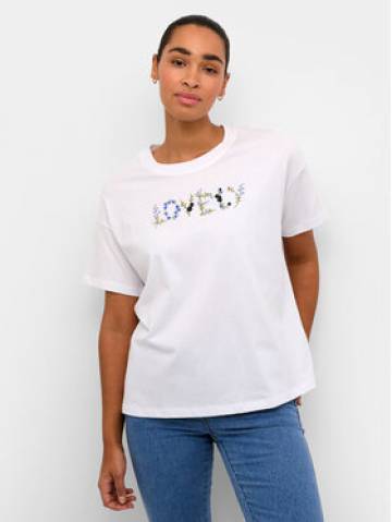Kaffe Футболка Firia 10508406 Білий Regular Fit Kaffe Футболка Firia 10508406 Білий Regular Fit