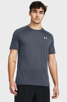 Мужская темно-серая футболка UA RUN TRAIL TEE Серый S Under Armour 1383239-044