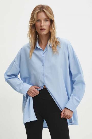 Хлопковая рубашка Answear Lab женская relaxed классический воротник Хлопковая рубашка Answear Lab женская relaxed классический воротник