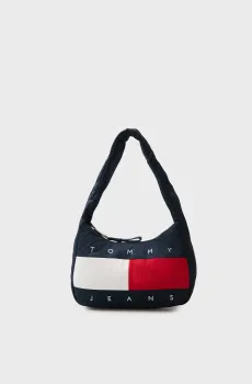 Женская темно-синяя сумка ARCHIVE SHOULDER Синий ONESIZE Tommy Jeans AW0AW18074
