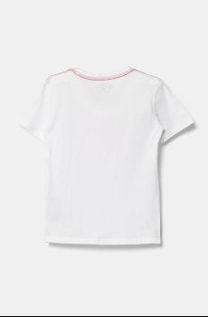 Детская хлопковая футболка Guess