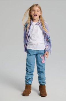 Джинси jogger Stitch - синій