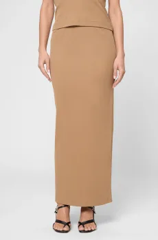 Женская бежевая юбка Бежевый M PRPY PWSKGOK0003
