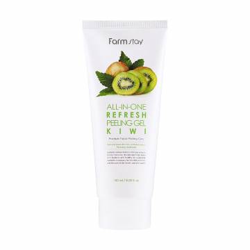 Осветляющий пилинг-гель для лица FarmStay All-In-One Whitening Peeling Gel Kiwi с экстрактом киви, 180 мл Осветляющий пилинг-гель для лица FarmStay All-In-One Whitening Peeling Gel Kiwi с экстрактом киви, 180 мл