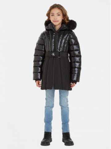 Calvin Klein Jeans Пуховик IG0IG02242 Чорний Regular Fit Calvin Klein Jeans Пуховик IG0IG02242 Чорний Regular Fit