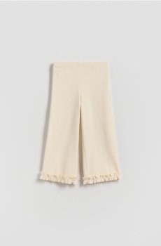 Reserved - Ребристі штани - кремовий - 801HN-01X