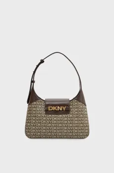 Женская бежевая сумка с узором AVRIL Бежевый ONESIZE DKNY R5235L20