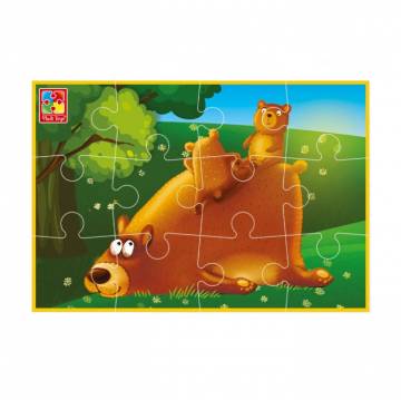 Развивающие мягкие беби-пазлы Vladi Toys Малыш сможет, Медвежата, 12 деталей, от 3 лет (VT1103-98) Развивающие мягкие беби-пазлы Vladi Toys Малыш сможет, Медвежата, 12 деталей, от 3 лет (VT1103-98)