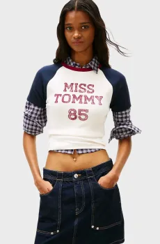 Женская футболка MISS TOMMY Разноцветный M Tommy Jeans DW0DW22536