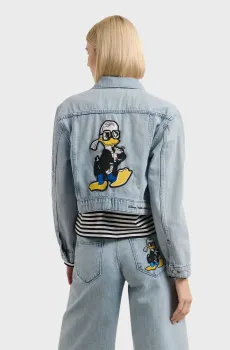 Женская голубая джинсовая куртка KL X DISNEY Голубой M Karl Lagerfeld A3W14054