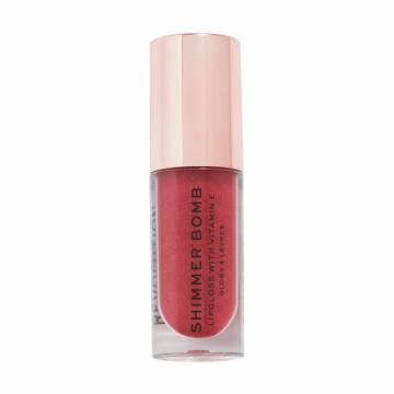 Блеск для губ Makeup Revolution Shimmer Bomb Lipgloss, Blaze, 4.5 мл Блеск для губ Makeup Revolution Shimmer Bomb Lipgloss, Blaze, 4.5 мл