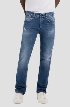 Мужские синие джинсы GROVER Синий 34-32 Replay MA972V.000.665 476