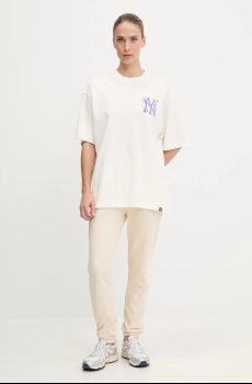 Хлопковая футболка 47 brand MLB New York Yankees