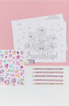 Набір для розфарбовування з наліпками 17 pack My Little Pony - рожевий