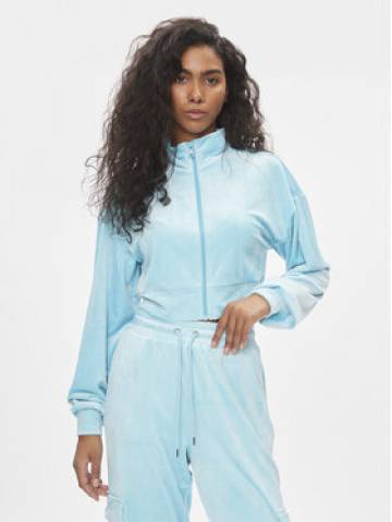 ONLY Світшот Onlrebel New L/S Cropped Highneck Swt 15310718 Блакитний Regular Fit ONLY Світшот Onlrebel New L/S Cropped Highneck Swt 15310718 Блакитний Regular Fit