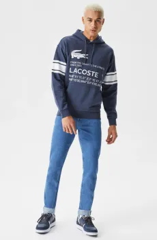 Мужская синяя толстовка Синий M Lacoste SH031717L
