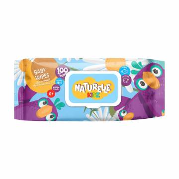 Детские влажные салфетки Naturelle Kidz ромашка, 100 шт Детские влажные салфетки Naturelle Kidz ромашка, 100 шт