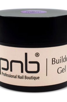 Уценка! Гель для моделирования ногтей PNB Builder Gel, Purple Stardust, 50 мл