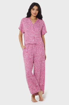 Женские брюки с узором SOLEIL Разноцветный S Etam 6545395