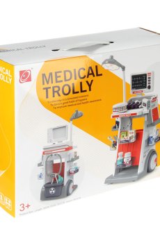 Уценка! Детский игровой набор LC1 Медицинская тележка, от 3 лет (660-91)