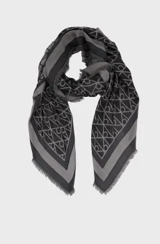 Женский платок с узором EMBLEM AOP JACQUARD Разноцветный ONESIZE Calvin Klein LV04F8080G