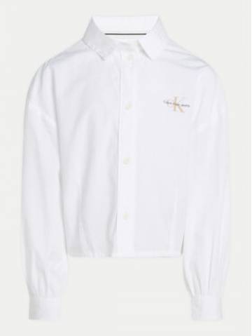 Calvin Klein Jeans Сорочка IG0IG02525 Білий Relaxed Fit Calvin Klein Jeans Сорочка IG0IG02525 Білий Relaxed Fit