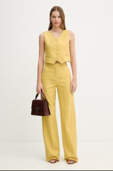 iBlues брюки прямые для женщин с добавлением льна CANALE