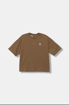 Детская хлопковая футболка adidas Originals