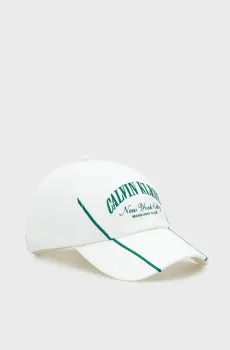Женская белая кепка APPAREL Белый ONESIZE Calvin Klein LV04F5063G