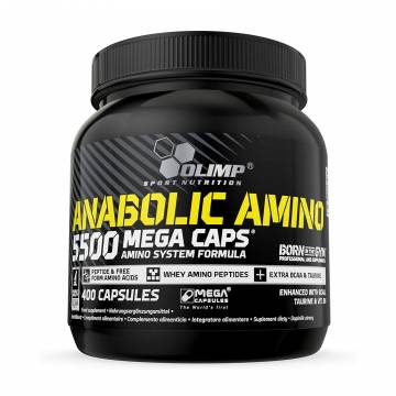 Аминокислоты Olimp Sport Nutrition Anabolic Amino 5500 Mega Caps, 400 капсул Аминокислоты Olimp Sport Nutrition Anabolic Amino 5500 Mega Caps, 400 капсул