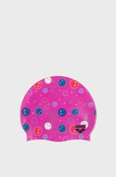 Розовая шапочка для плавания с узором Розовый ONESIZE Arena 005572-239