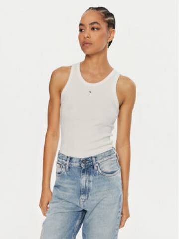 Calvin Klein Топ Graphic K20K208065 Білий Slim Fit Calvin Klein Топ Graphic K20K208065 Білий Slim Fit