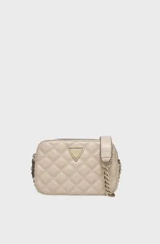 Женская светло-серая сумка Серый ONESIZE Guess HWQG87.48140;BEI