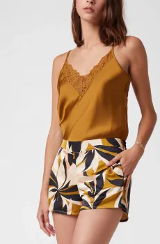 Женский бронзовый топ ENIGME Бронзовый S Etam 6535196