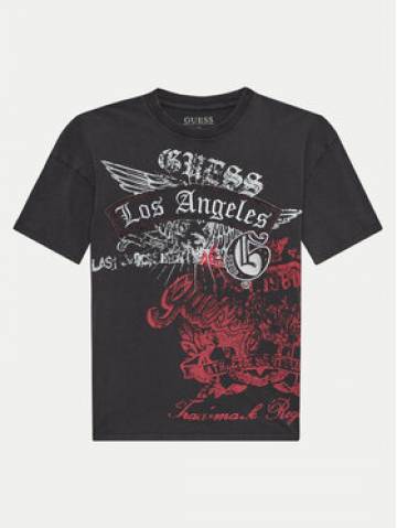 Guess Футболка L4YI53K 8HM4 Чорний Regular Fit Guess Футболка L4YI53K 8HM4 Чорний Regular Fit