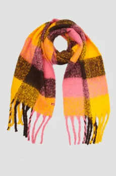 Женский шарф в клетку Разноцветный ONESIZE Levi’s® 235496;8.176