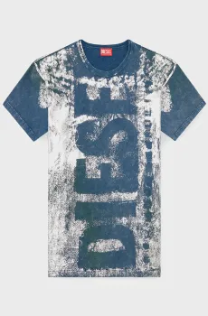 Синяя футболка T-BOXT-R2 (унисекс) Синий XL Diesel A16143 0BNET