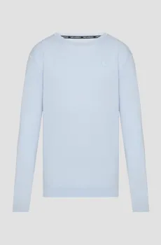 Мужской голубой шерстяной джемпер Голубой L Karl Lagerfeld 553399.655000;610