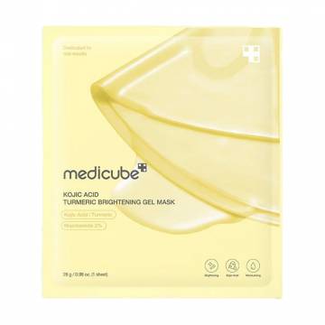 Гидрогелевая осветляющая маска для лица Medicube Kojic Acid Turmeric Brightening Gel Mask, 28 г Гидрогелевая осветляющая маска для лица Medicube Kojic Acid Turmeric Brightening Gel Mask, 28 г