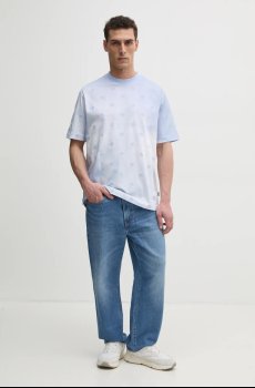 Хлопковая футболка BOSS