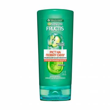 Бальзам-ополаскиватель Garnier Fructis Рост во всю силу, для ослабленных волос, склонных к выпадению, 200 мл Бальзам-ополаскиватель Garnier Fructis Рост во всю силу, для ослабленных волос, склонных к выпадению, 200 мл