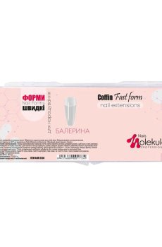 Формы-типсы для наращивания ногтей Nails Molekula Professional Балерина, 240 шт
