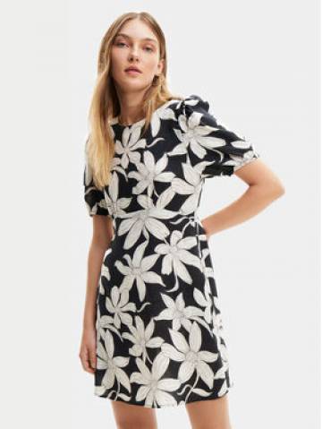 Desigual Літня сукня Nashville 24SWVW36 Чорний Straight Fit Desigual Літня сукня Nashville 24SWVW36 Чорний Straight Fit