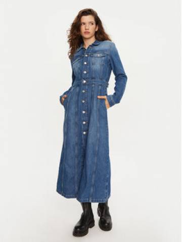 Tommy Jeans Джинсова сукня DW0DW19738 Голубий Regular Fit Tommy Jeans Джинсова сукня DW0DW19738 Голубий Regular Fit